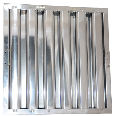 25" x 20" x 2" Stainless Steel Commercial Kitchen Exhaust Hood Filter 